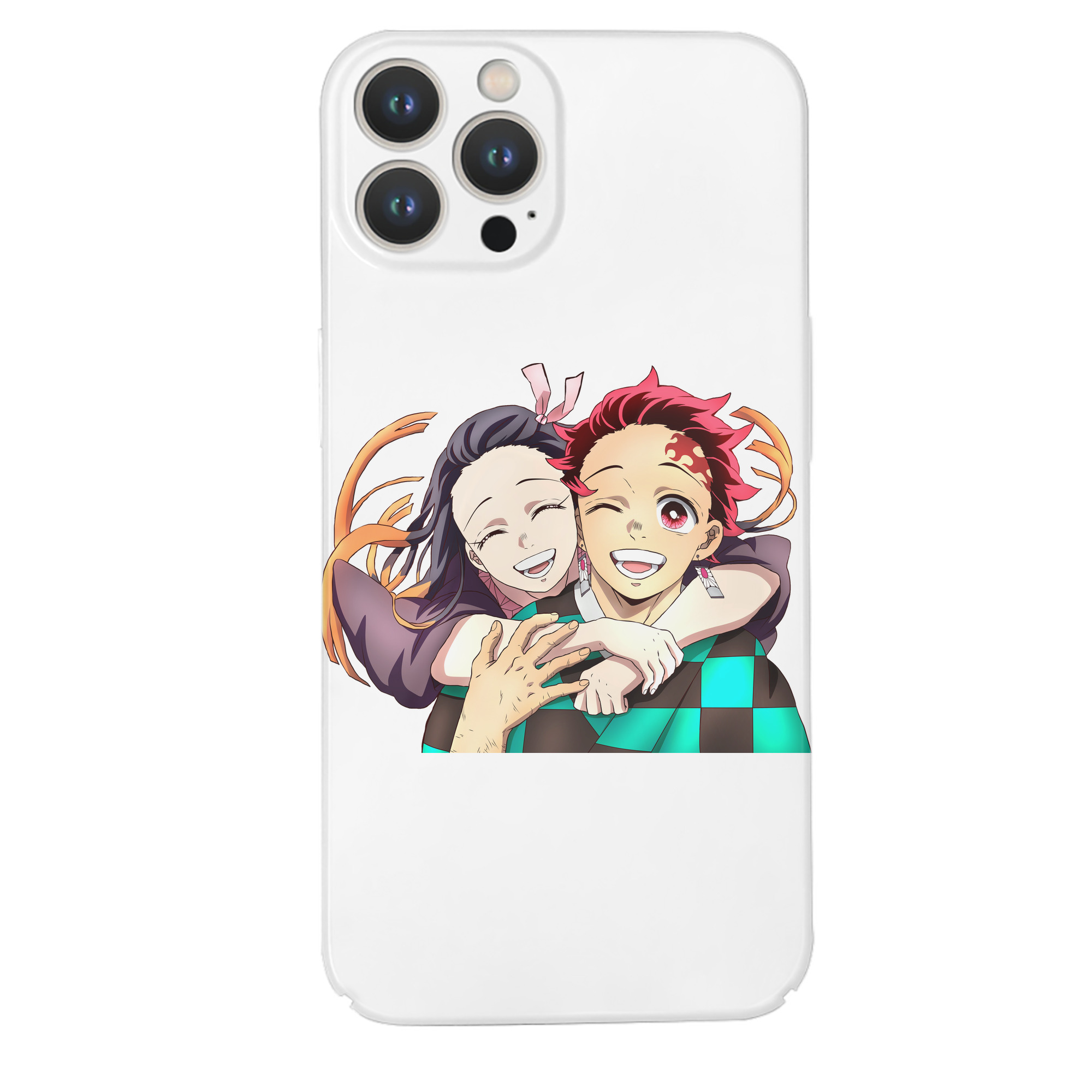 （画像用） 鬼滅の刃（きめつのやいば）竈門 禰󠄀豆子／かまど ねずこ Kamado Nezuko 【iPhone 14シリーズ対応】ハードケース